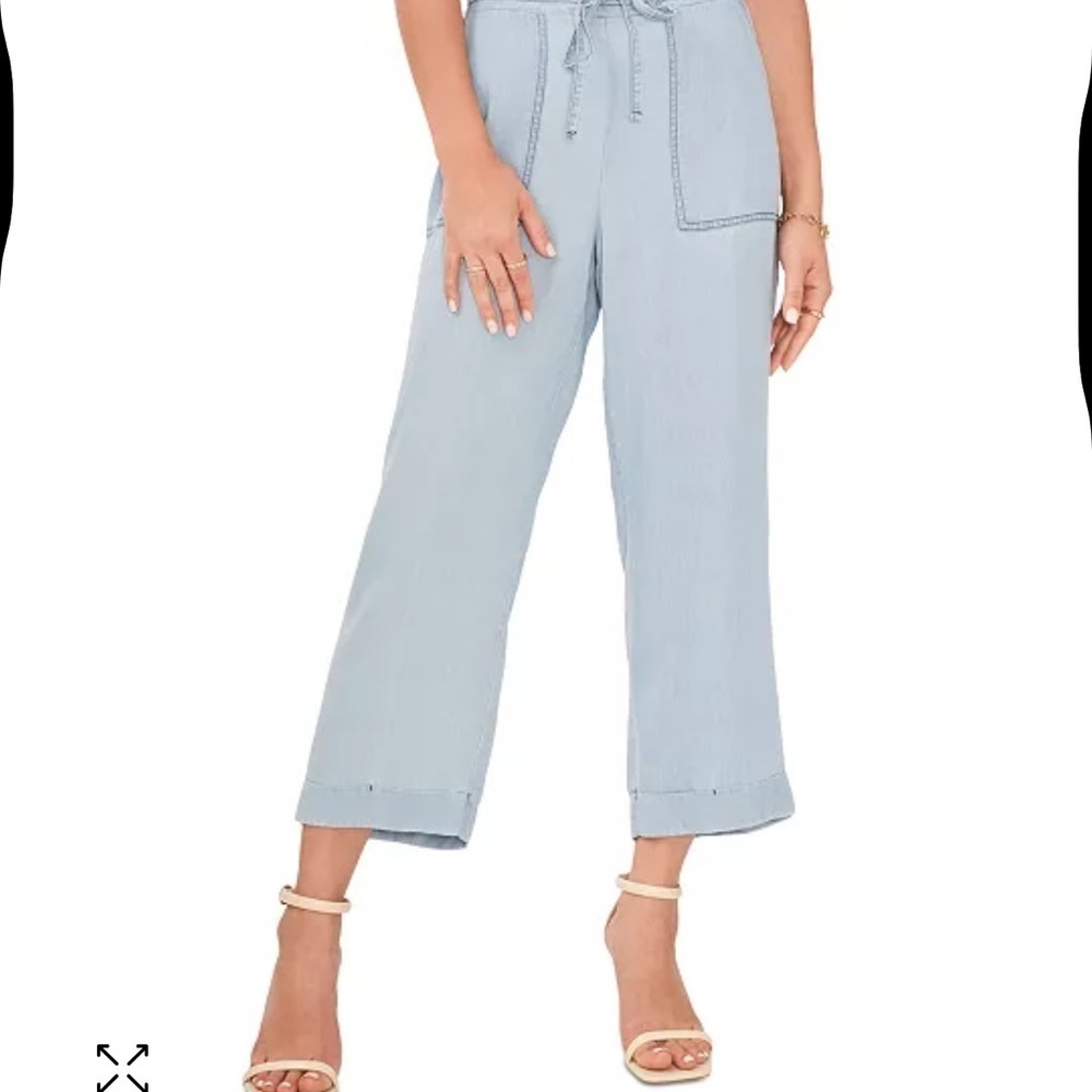 Vince Camuto Women's Cuffed Straight-Leg Pull-On Pants